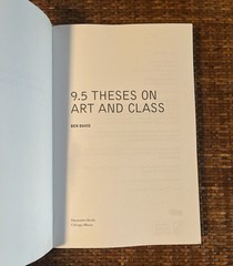 9.5 Theses on Art and Class By Ben Davis (Paperback)