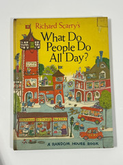 Richard Scarry LARGE Golden Books Hardcovers, Lot Of 7, Preowned
