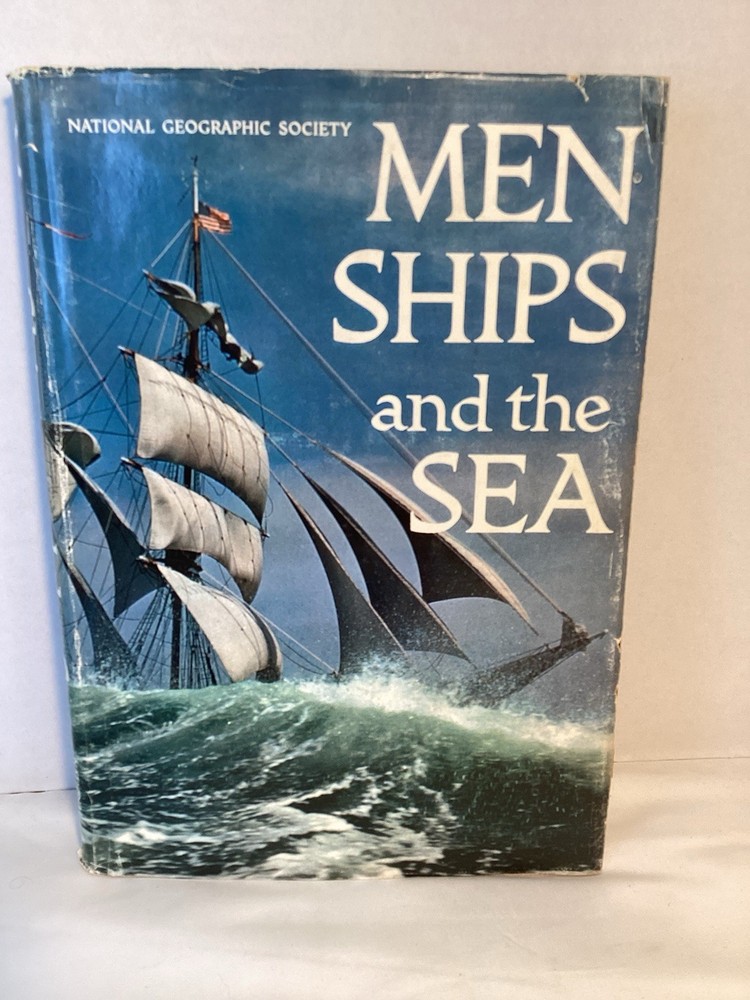 MEN SHIPS & THE SEA Vintage Book 1962 1st Edition-Signed.
