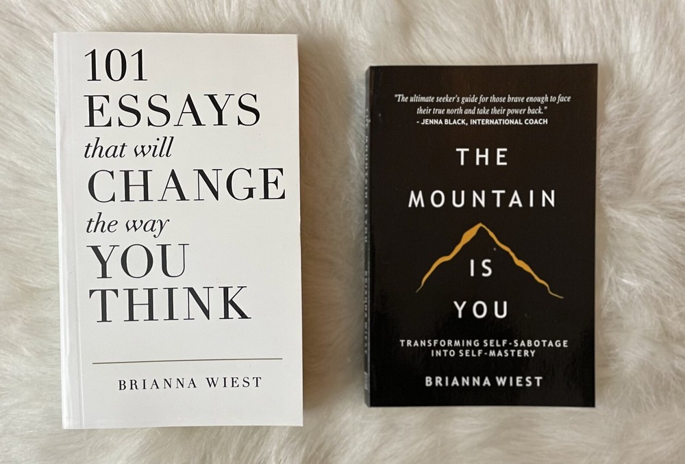 Brianna Wiest 2 Books Set: Mountain Is You & 101 Essays English Paperback
