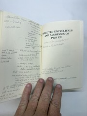 Pius XII Selected Encyclicals & Addresses Hardcover Roman Catholic Books 1953
