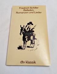 Balladen, Romanzen Und Lieder by Friedrich Schiller 1984 Vintage German 80’s PB