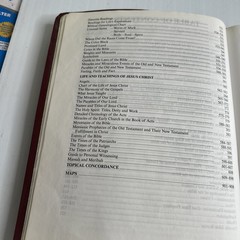 2001 Word Of God KJV Leather Special Margin Edition Bible Large Print Red Letter