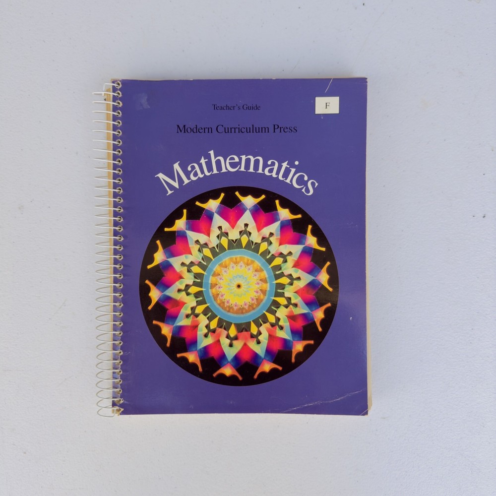 Modern Curriculum Press Mathematics Teacher’s Edition – Level F – Clean