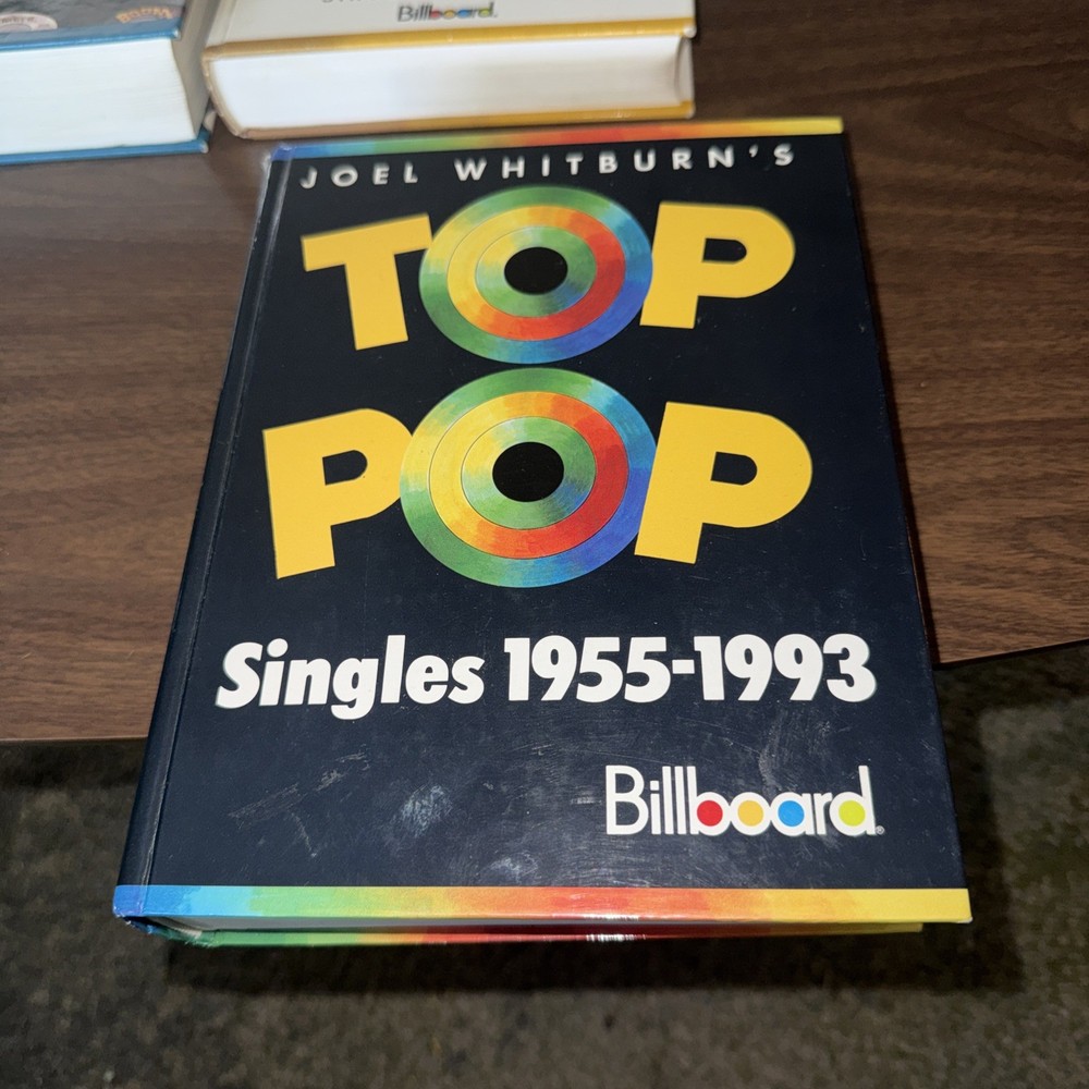 Joel Whitburn’s Top Pop Singles 1955-1993 Hardcover 896 Pages 7th Ed. Every Hit