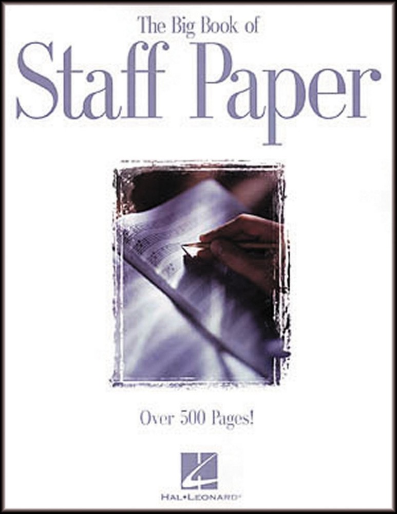 The Big Book of Staff Paper | 512 Pages of Perforated Music Manuscript Paper…