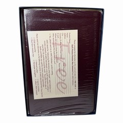 NEW Tim LaHaye Prophecy Study Bible, NKJV, Red Letter, Burgundy Genuine Leather