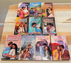 Bookseller Bargain Lot #103 HQN 80s Vintage Super Romance Lot of 63 PBs 300-388