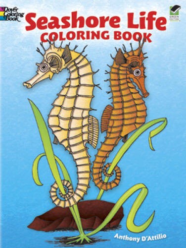 Seashore Life Coloring Book (Dover Nature Coloring Book) – Paperback – VERY GOOD