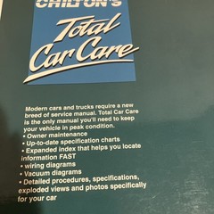 Chilton’s Repair Manual 8411 – Mazda 323/Protege/MX3/MX6/626/Miata 1990-93 46802