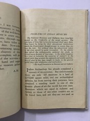 Mookerjee, Ajit : Museum Studies. Calcutta, 1945. 63 Pages. Hb