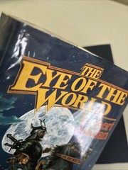 The Eye of the World by Robert Jordan, Tor Fantasy HC. 1990 VG + Good+ DJ