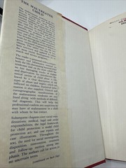 The Maltreated Child 1977 Third Edition Hardcover 156 Pages 1977 Maltreatment