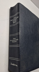 Zondervan Genuine Leather NIV Application Study Bible Navy Red Letter
