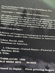 Christmas in America HC DJ 1988 15″ x 10 1/2″ x1″ 208 pgs Photos