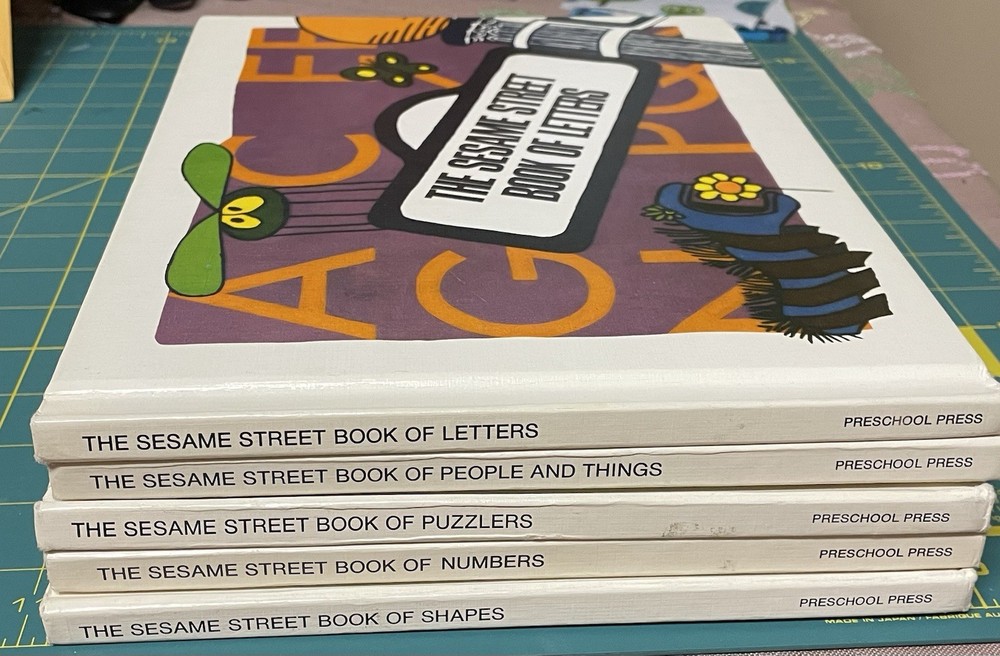 Sesame Street Preschool Books Set Of 5