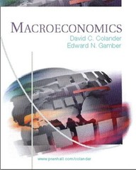 Macroeconomics Hardcover David C., Gamber, Edward Colander