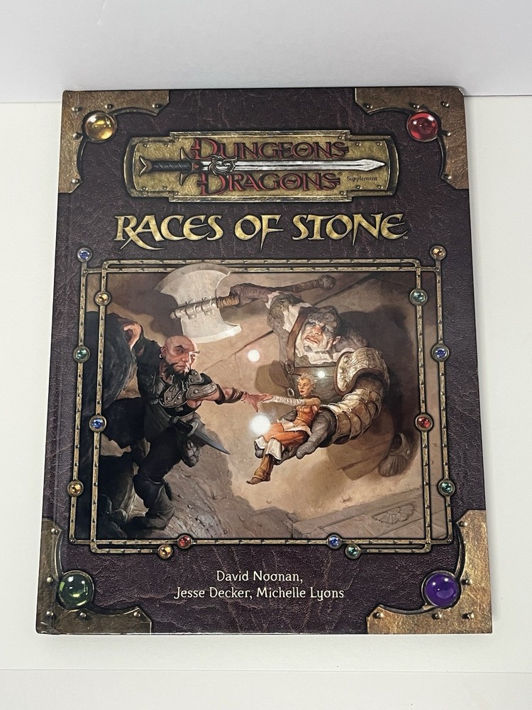 Races of Stone – Dungeons & Dragons D&D 3.5 – First Print