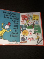 Green Eggs And Ham Book Dr. Seuss 62 Pages hard cover