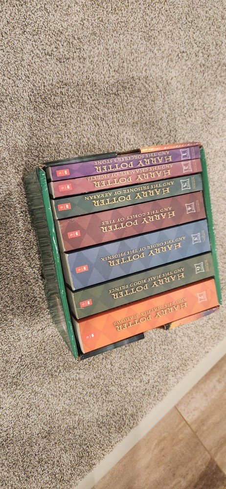 Harry Potter Paperback Boxset #1-7 by J. K. Rowling (2009, Hardcover)