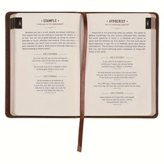One Minute with God for Men – 365 Devotions (Brown Faux Leather) Fast ship