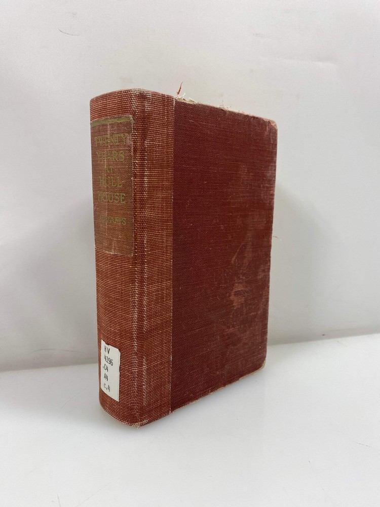 Twenty Years at Hull-House by Jane Addams 1964 22nd Print Ex-library HC
