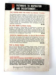 Vintage Book 4 Aleister Crowley Occult Magic Softcover Red Sangreal 1972 USA