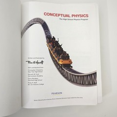 Conceptual Physics High School Physics Program Hardcover Paul Hewitt 2009