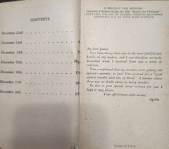 A Holiday for Murder Agatha Christie 1947 Avon Book Company