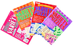 NEW Lot 4 Penny Press Dell Variety Solver’s Choice & Official Puzzle Books