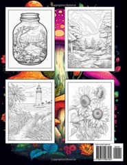Stress Relief Coloring Book For Adults: Large print adult colouring book