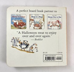 Sheep Trick or Treat by Nancy Shaw E. 1997 Halloween Board Book 5” X 5” 26 Pages