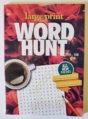 PAPP Large Print Word Hunt Puzzle Books, Largest Selection of Volumes, You Pick!