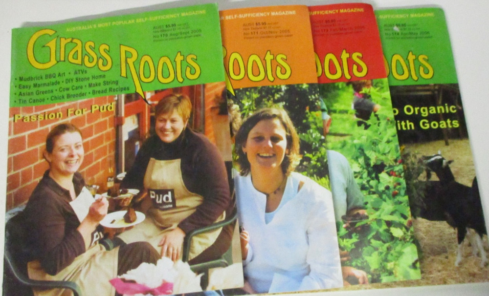 4 x Grass Roots Magazine Bulk Lot – Issues 170 171 173 174