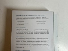 ESV Large Print Value Thinline Bible (Trutone, River Stone, Branch Design)