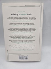 Signed. Building a Second Brain: A Proven Method to Organize Your Digital Life