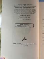 Jesus the Son of Man by Kahlil Gibran Used, 1953, Hardcover