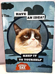 Grumpy Cat Journal w/Stickers 192 Pages Pre Owned Unused