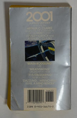 2001 Space Odyssey PB Book Arthur C Clarke 1st Printing 1968 Signet Movie Tie In