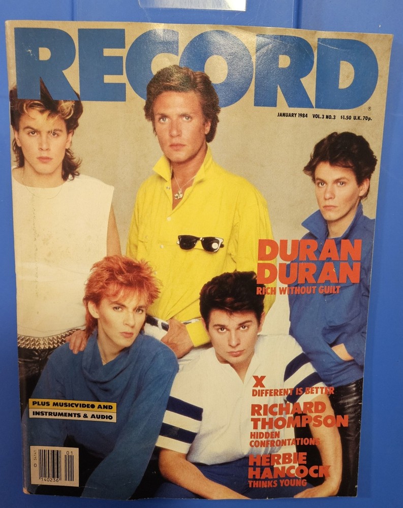 January 1984 Record Magazine * Duran Duran * Herbie Hancock * Richard Thompson