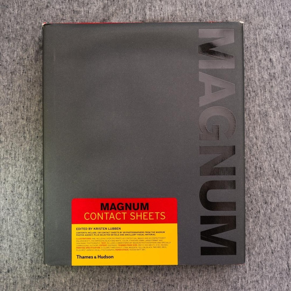 Magnum Contact Sheets Hardcover Photo Book Robert Capa CartierBresson 11×9.4in