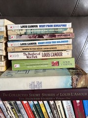 Lot of 47 Louis L’amour Paperback Novels,Short Stories Hardback Sackett