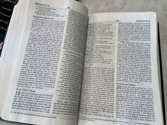 NIV Thinline Bible 1996 Navy Bonded Leather 1984 Text Original Box