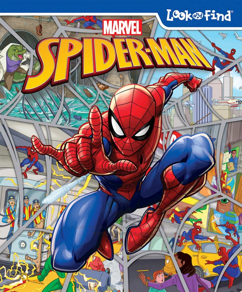 Marvel Spider-Man Look and Find Activity Book – PI Kids