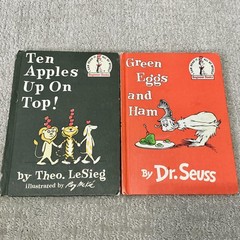 Vintage Dr Seuss Beginner Books 11 HC Lot Cat Hat Green Eggs Random Multicolor