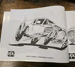 Lot Of 10 NEW- 2016 PPG Industries-Hot Rod Coloring Book- 30 Pages- CAR HOBBIEST