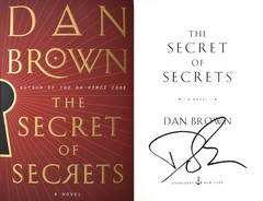 Dan Brown~PERSONALLY SIGNED~The Secret of Secrets~1st/1st~NOT TIPPED-IN!