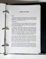 J. Vernon McGee’s Notes on the Holy Bible (partially complete, w/binder)