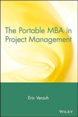 The Portable MBA in Project Management – Hardcover, by Verzuh Eric – Very Good u