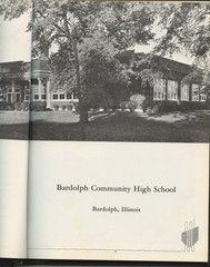Bardolph Community High School Monitor Yearbook 1958 HB McDonough Co Illinois